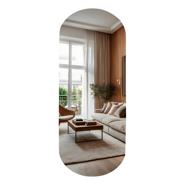 Espelho Orgânico Corpo Inteiro 90cmx40cm Pinterest Polido Moldura Solis - Suporte Espelho Orgânico Corpo Inteiro 90cmx40cm Pinterest Polido Moldura Solis - Suporte