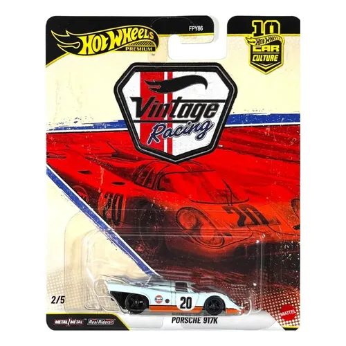 Mattel Hot Wheels Premium Vintage Racing Corvette Greenwood