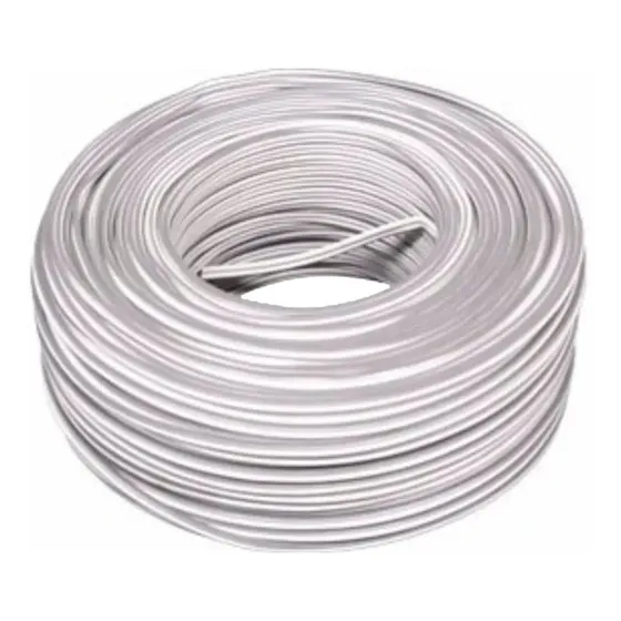 Cable Gemelo Rollo 20 Metros 2 X 2mm Blanco