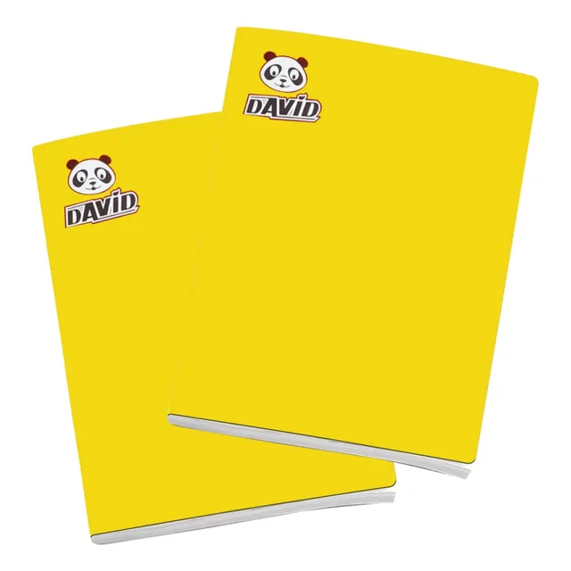 Cuaderno Deluxe A4 Grapado Cuadriculado 88hjs David Pack X2
