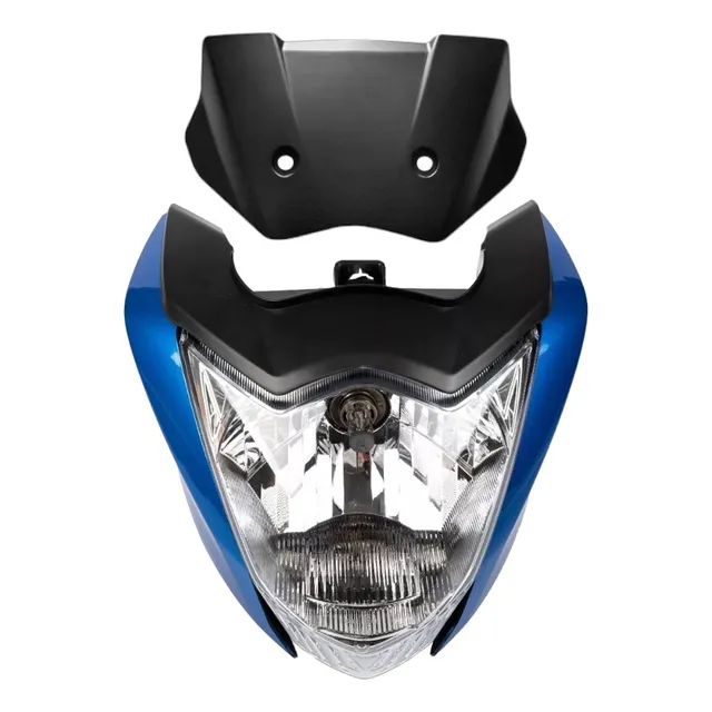 Farola Delantera Completa Para Gixxer 150 13-19 Azul Mtc