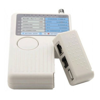 Testador Cabo De Rede Rj45 / Bnc / Usb Profissional Testador Cabo De Rede Rj45 / Bnc / Usb Profissional