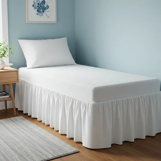 Saia Box Para Cama Solteiro Ajustável - Promoção