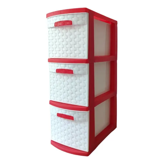 Gavetero Junior 3 Niveles (apilable) - Diseño Rattan