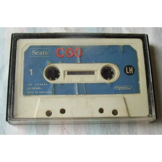 Cassette Vintage Años 60 Antigua Sears Hecho En Venezuela!!!