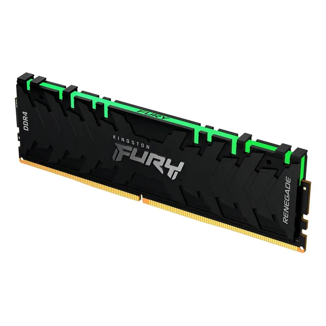 Memoria RAM Fury Renegade DDR4 RGB gamer color negro 8GB 1 Kingston KF436C16RBA/8
