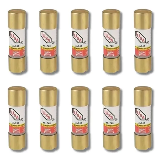 Fusible 30amp Cartucho Renovable Tipo H Iusa (10 Piezas) 