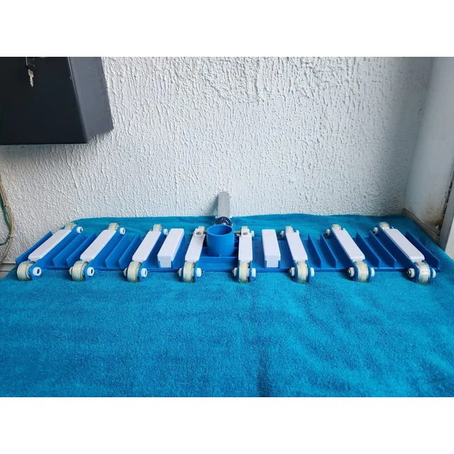 Carro Aspirador De 16 Ruedas Para Piscinas