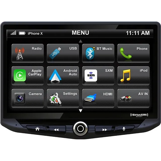 Autoestéreo Stinger UN1810 10" Carplay Android GPS BT USB