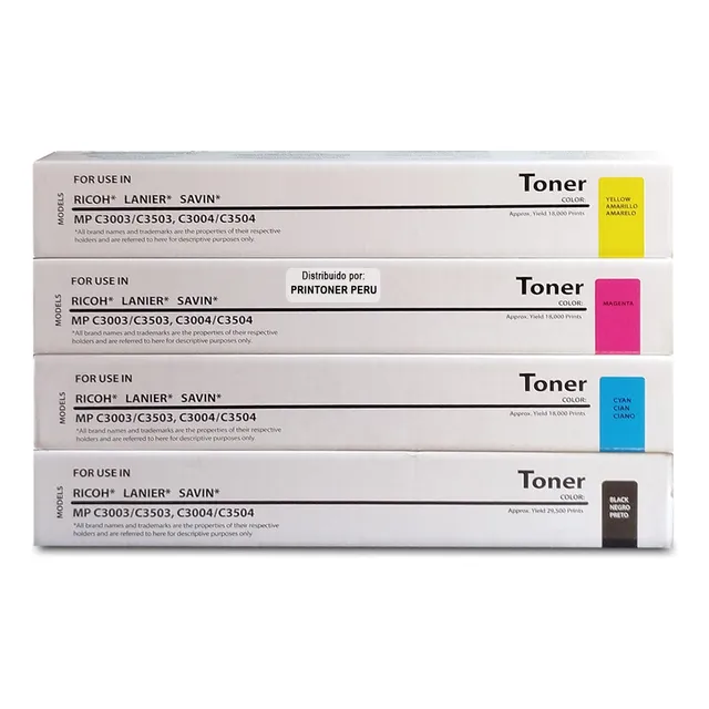 Toner Compatible Para Ricoh Mp C3003, C3503, C3004 Por Juego