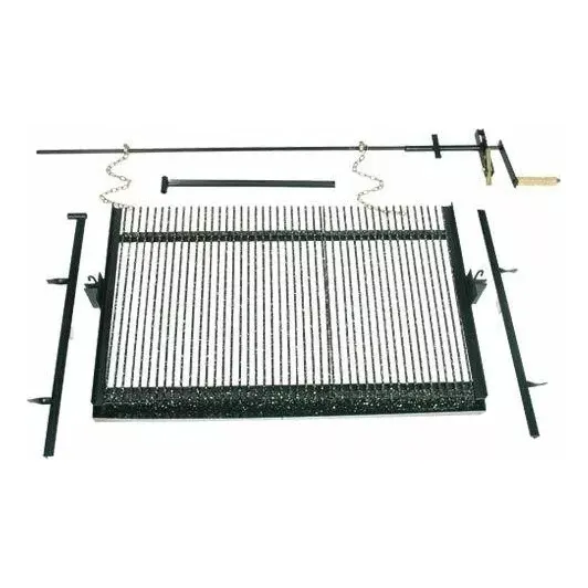 Parrilla A Carbon Enlozada 130 X 60 Cm Redondo
