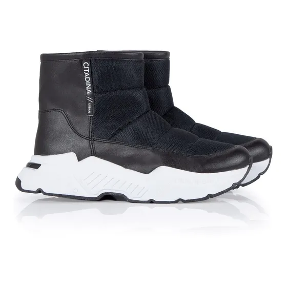Bota Pre Ski Mujer Citadina Con Pelo Interno Para Nieve Lux 