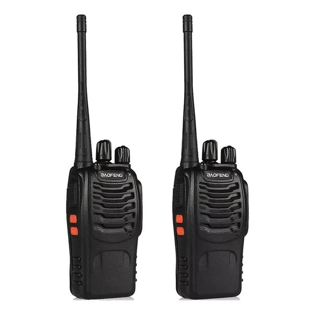 Pack 2 Radios Walkie Talkie Portatil Baofeng Uhf Bf-888s