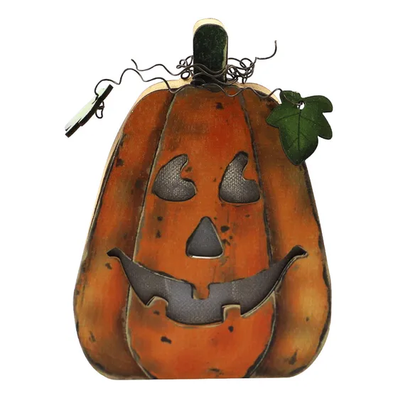 Farol De Madera Con Forma De Calabaza Ghost Festival Para Ha
