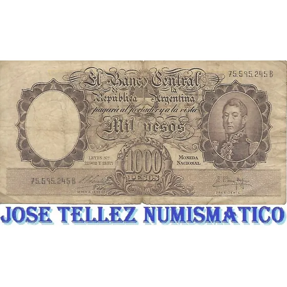 Bottero 2149 $ 1000 Moneda Nacional B- Palermo