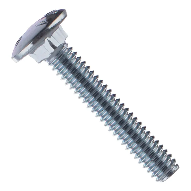 Perno Coche Acero Zincado 1/2x2 100-und
