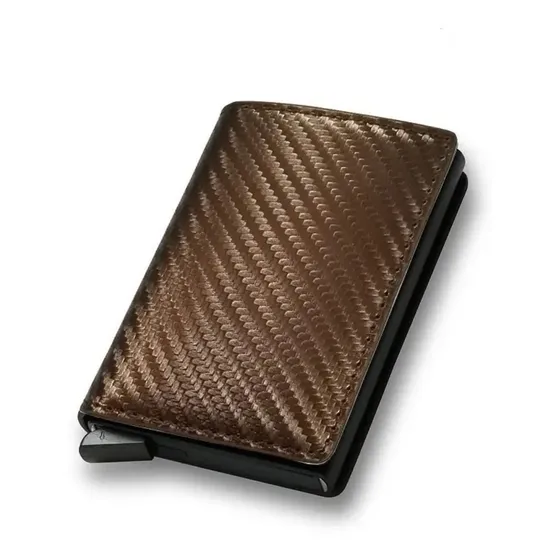 Billetera Tarjetero Slim Fibra De Carbono Minimalista