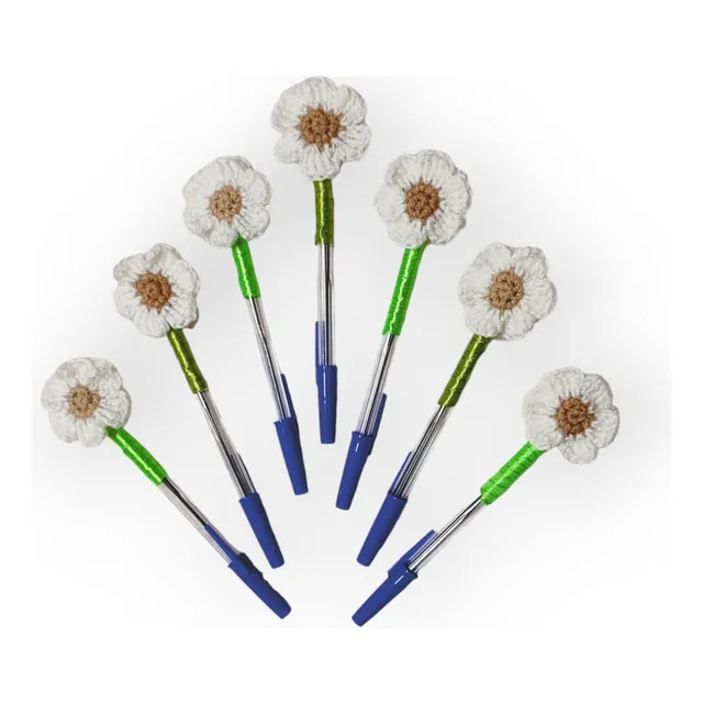 Lapicera Flores Regalo Maestro Primavera Día De La Madre X5
