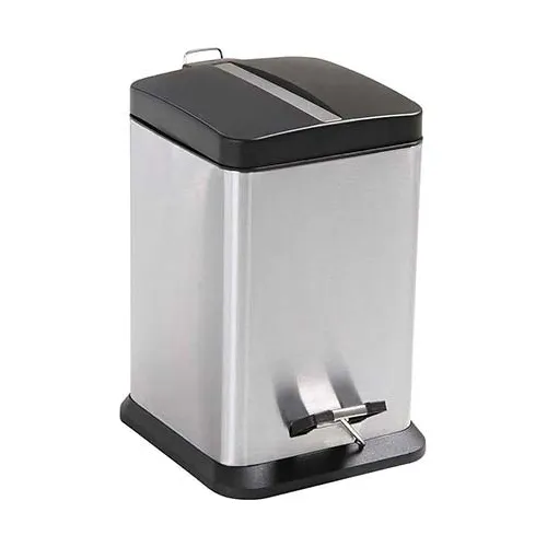 Bote De Basura Cuadrado Pedal Diseño Moderno Tu Espacio