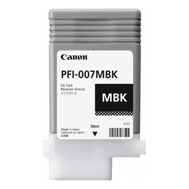 Tanque De Tinta Canon Pfi-007mbk Negro Mate 90ml