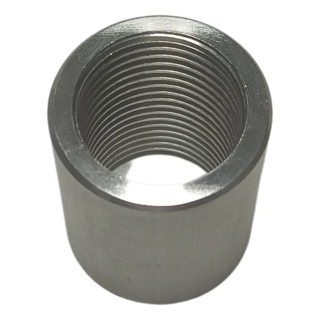 Luva 1/2'' Bsp Inox 304 Alta Pressão (3,7 Mm Espessura)