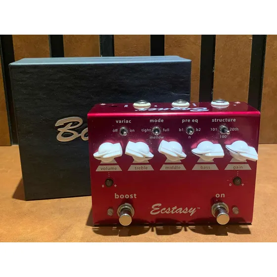 Pedal De Overdrive É Boost Ecstasy Red Bogner