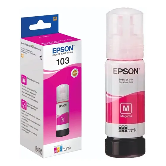 Botella Tinta Epson 103 Ecotank Magenta