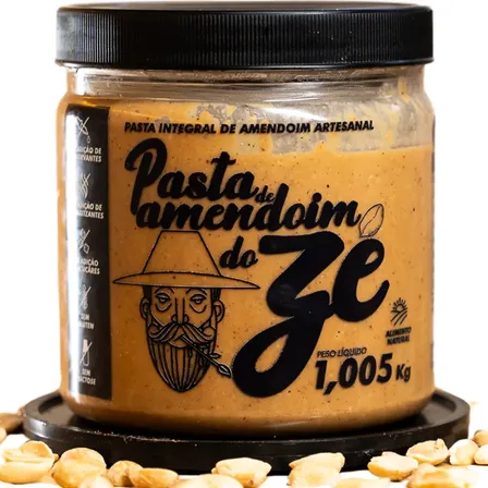 Pasta De Amendoim Integral 1kg Do Zé Feita Na Hora