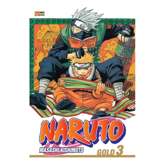 Naruto Gold Vol. 3, de Kishimoto, Masashi. Editorial Panini Brasil LTDA, capa mole em português, 2022