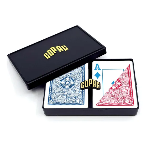 Copag Set 2 Mazos Poker Size Jumbo A Prueba De Agua