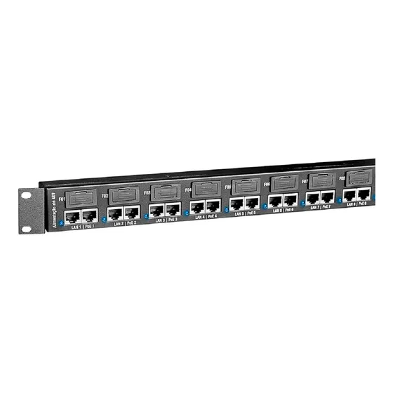 Patch Panel 10 Portas Poe Fast 12v Ate 48v 12.01.014