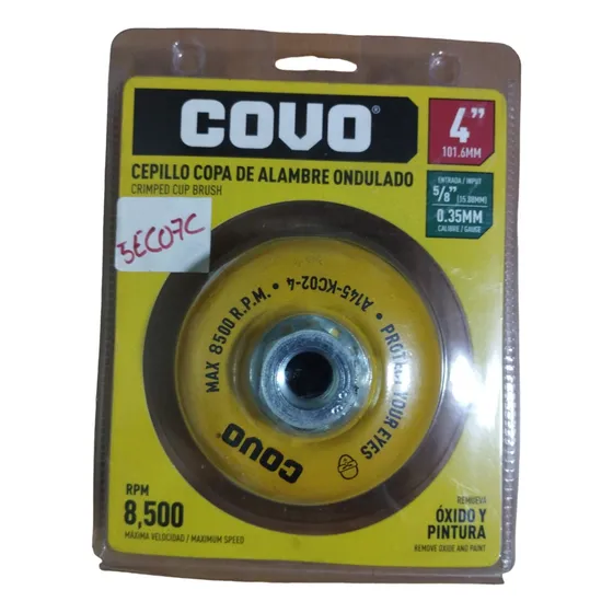 Disco Cepillo Latonado P/esmeril 4 .1/2 X 5/8 (a145-kc02-4)