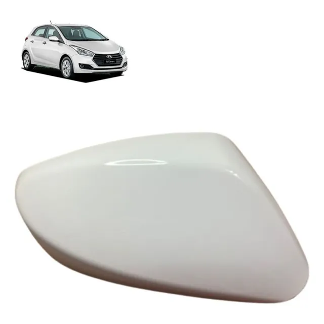 Capa Retrovisor Hb20 2012 A 2019 Sem Furo Branco Direito