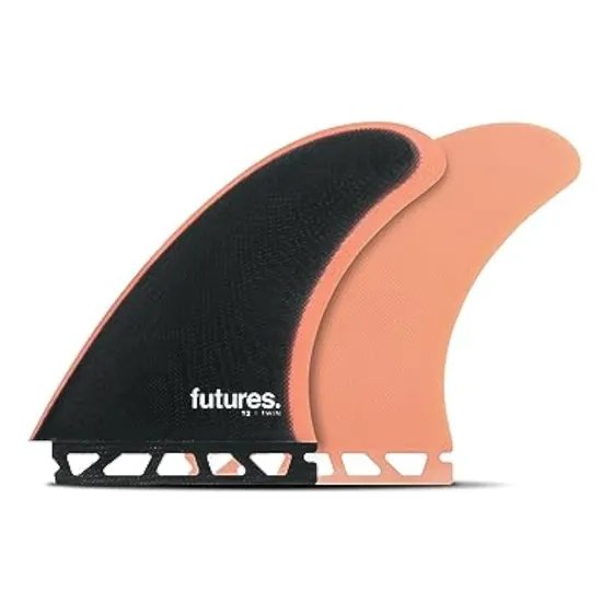 Juego De Aletas Gemelas Futures Fins T2 De Fibra De Vidrio