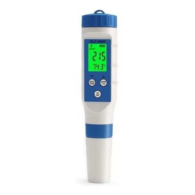 Medidor 5en1 Ph Tds Ec Sal Y Temp Phmetro Digital Bluetooth 