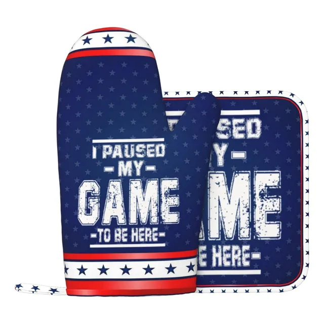 Cool I Pau-sed My Game To Be Here Juego Guante Largo Para Al