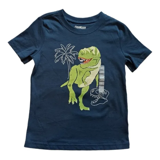 Camisa Con Motivo De Dinosaurio 