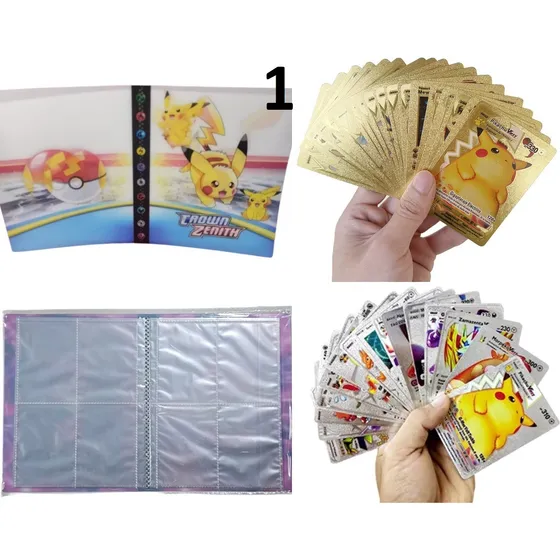 Carpeta Album Coleccionador Pokemon + 20 Cartas Especiales