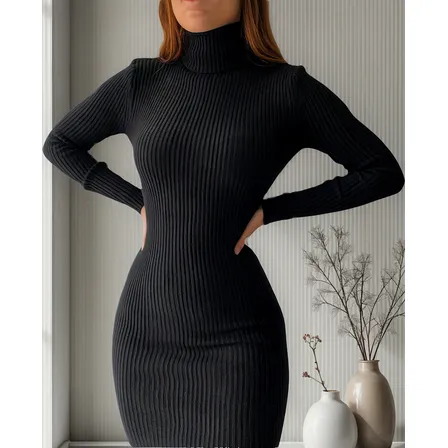 Vestido Moda Mujer Lana Elasticado Diana / 012