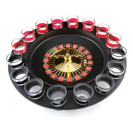 Juego De Ruleta Drinking Bisonte C Vasos Shots Tragos Previa