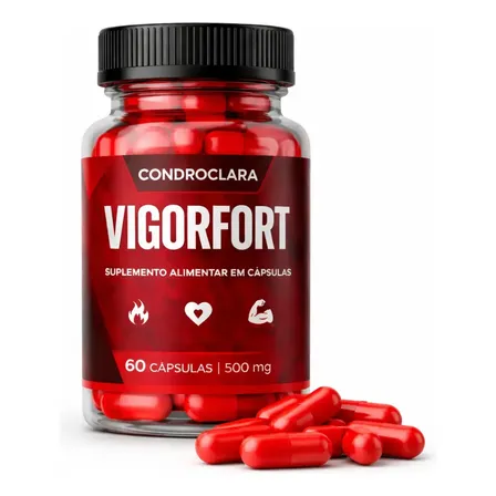 Vigorfort 60 Cápsulas Potência E Vitalidade Sem Sabor