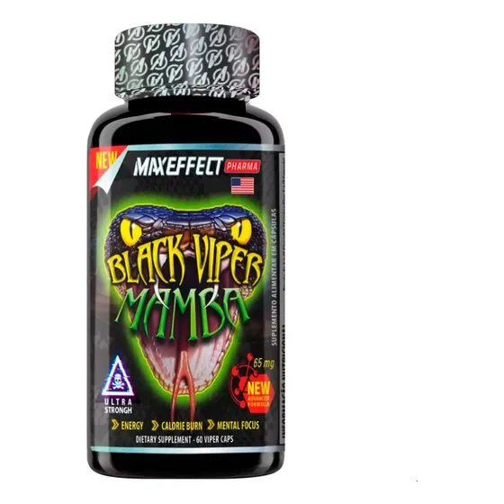 Black Mamba Termogenico Ultraconcentrado 60 Caps - Maxeffect