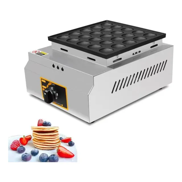 Maquina Gas Industrial Mini Hotcakes Mini Pancake 25pz