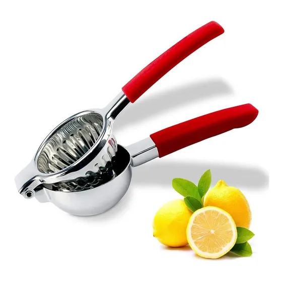 Chef's Star Exprimidor Limon Acero Inoxidable Mango Silicona