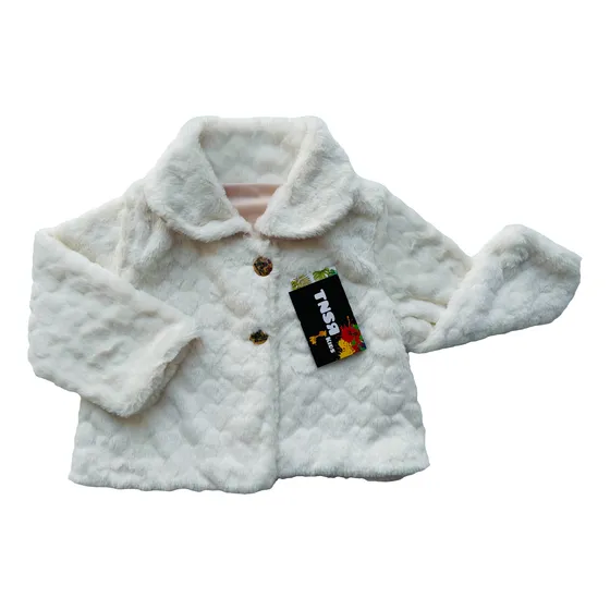 Chaqueta Para Niña Abrigo Tela Peluche 