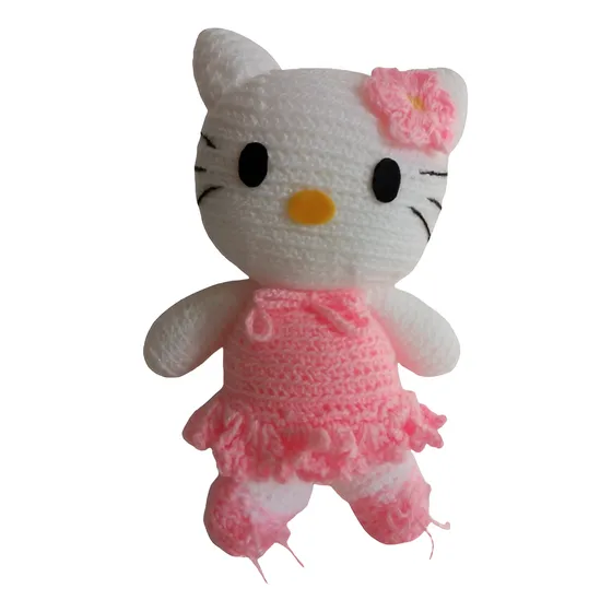 Gatita Hello Kitty Amigurumi Tejido En Crochet