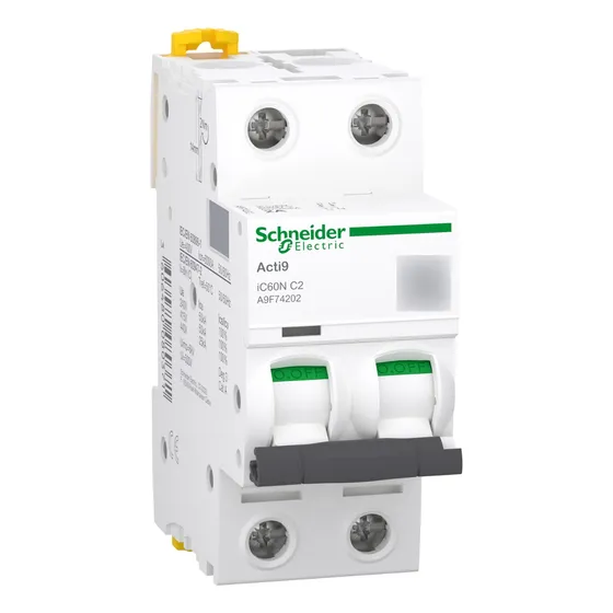 Breaker Schneider Acti9 Ic60n 2x40amperios Montaje En Riel