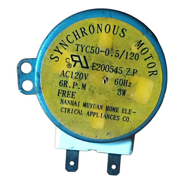 Motor Giratorio De Plato Microondas 120v 3w 6rpm.