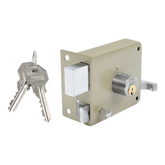 Cerradura Chapa Puerta Instafacil Phillips 175n Izq Beige