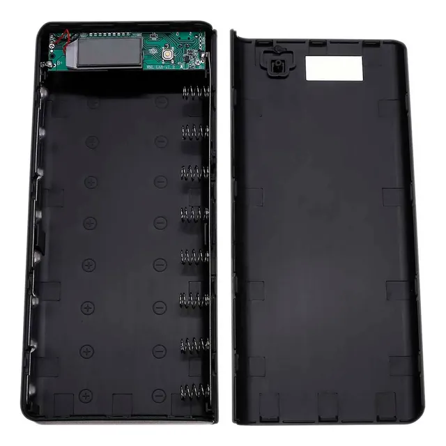 Case Power Bank Usb Para 8 Baterias 18650 - Não Vai Bateria